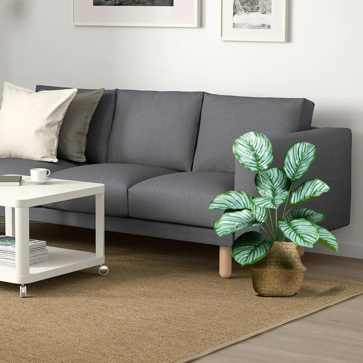40 cm Artificial Monstera Tree with 12 Tropical Leaves - view 5