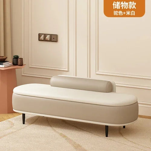 Modern and comfortable shoe bench for indoors - 120x45x42cm style1