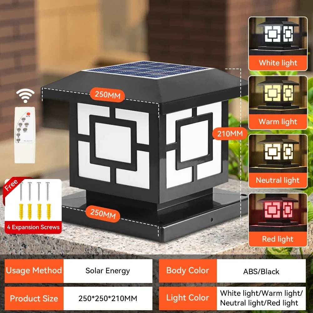Vintage LED solar lamps for garden and courtyard - 25 cm Type B / 1 piece