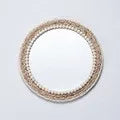 Raffia decorative mirrors for elegant wall decoration - 39 30 cm