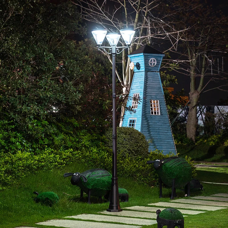 LED solar lamp for outdoor lighting garden and road - view 10