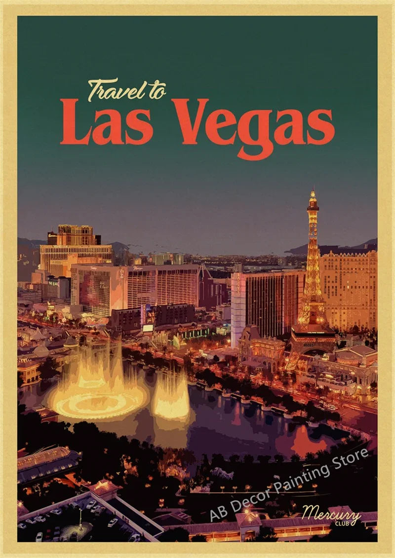 Vintage travel poster for world tourism enthusiasts - 24 / A3 16.5 x 11.8 inches