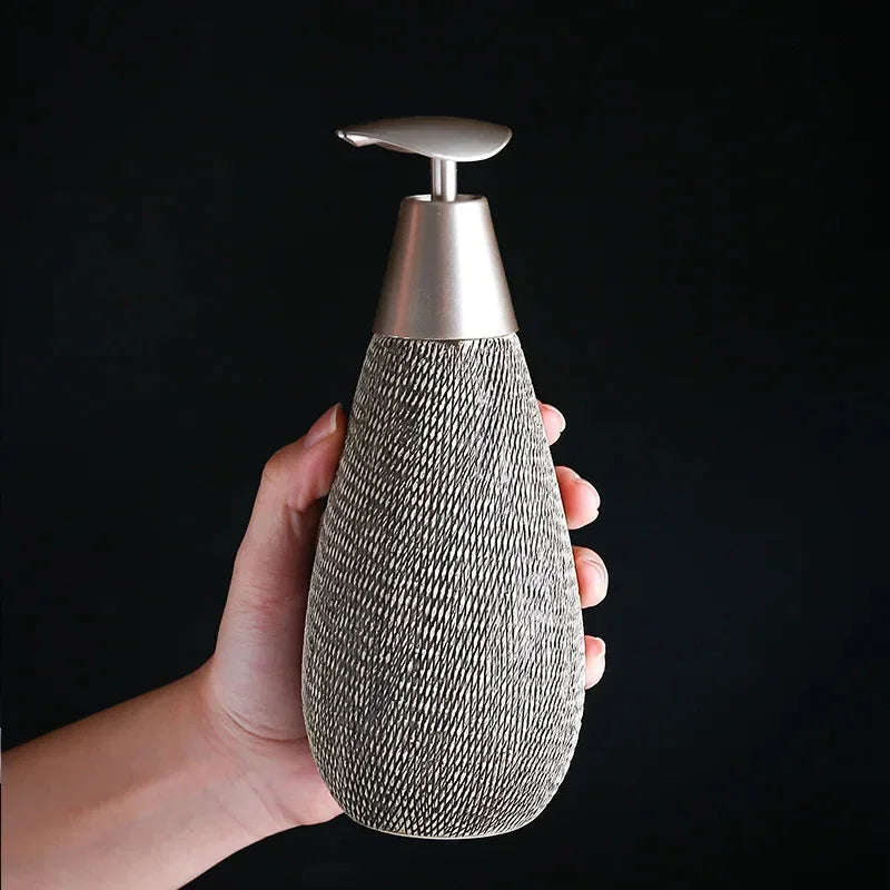 Ceramic bottle disinfectant hands lotion soap decoration bathroom - view 4