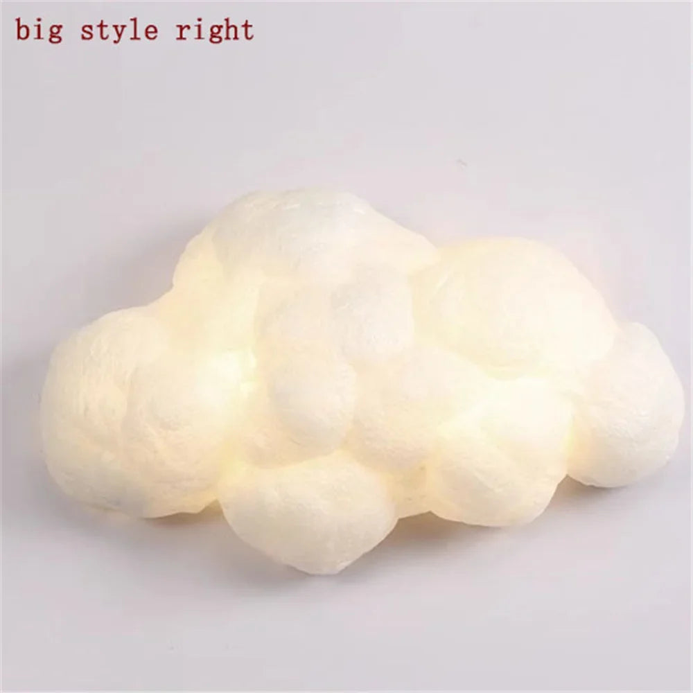 LED wall sconce in imitation decorative silk for children - A Large Straight