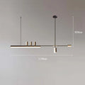 Modern Nordic minimalist design chandelier for interior decoration - C-150cm Gold / Neutral Light