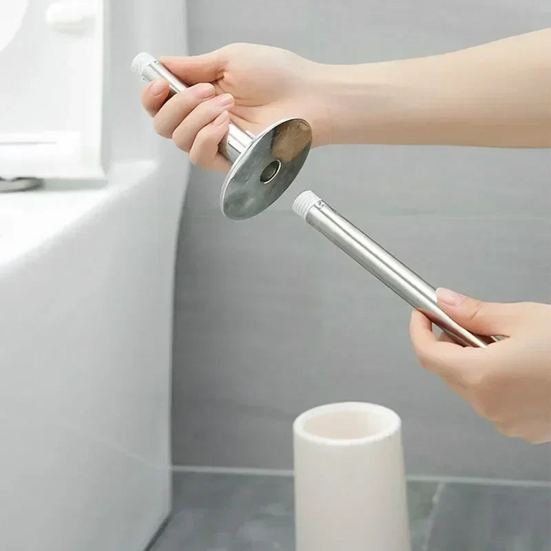 Creative toilet brush with bathroom holder - view 4