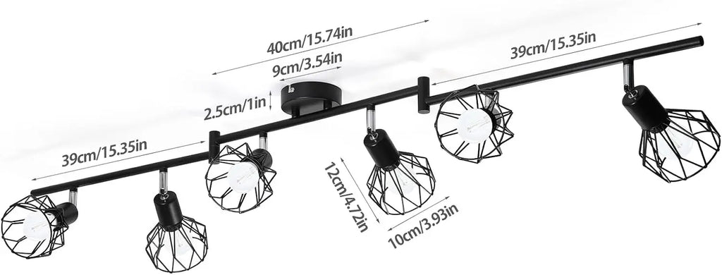 LED E14 ceiling light rotating 350 °, spotlight wall light, suitable for kitchen, living room, bedroom LED wall lights - view 2