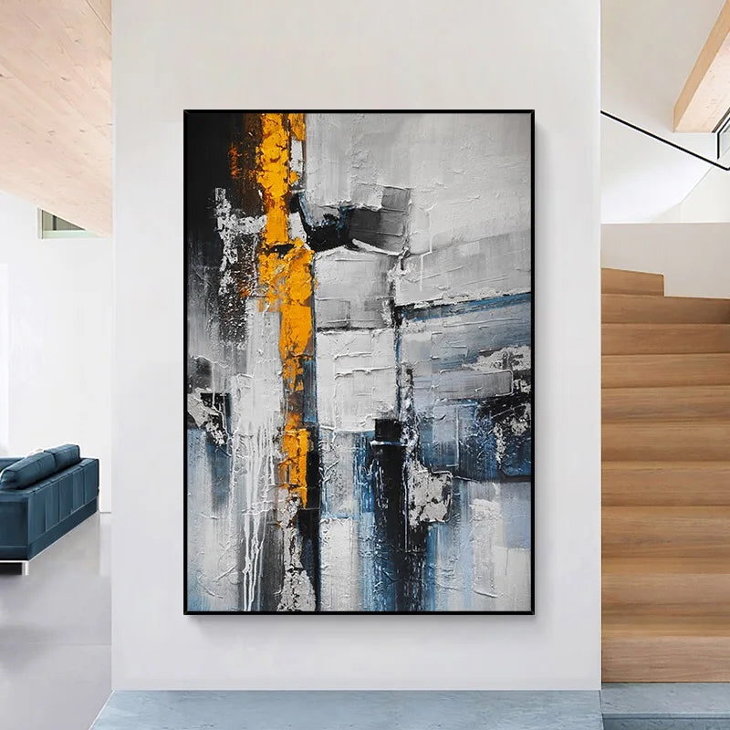 Abstract oil painting customizable for interior decoration