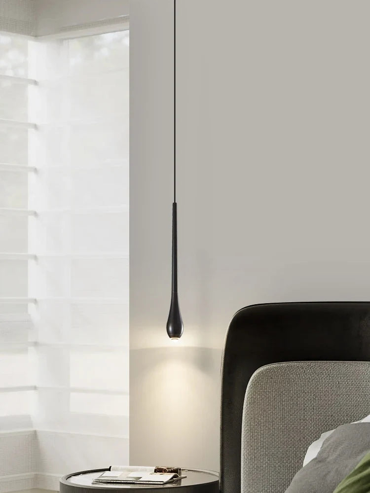 Modern hanging in the form of decorative copper water drop - view 3