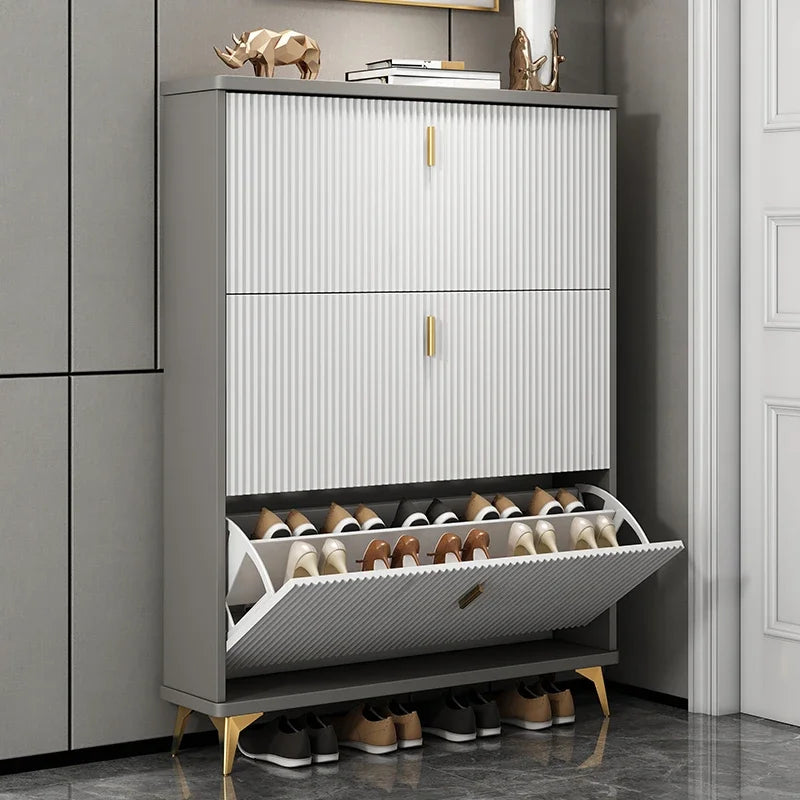 Modern multilayer shoe cabinet for optimal storage - view 4