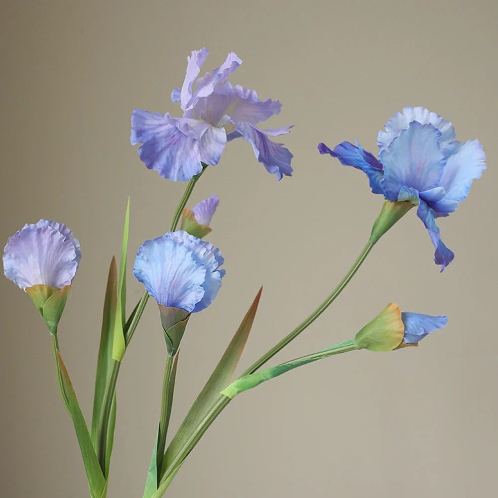 Realistic artificial iris flowers for decoration and floral arrangements - view 5