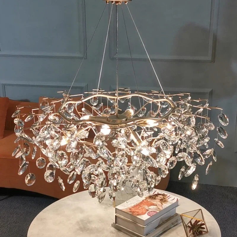 Luxury crystal chandelier for refined lighting - view 5