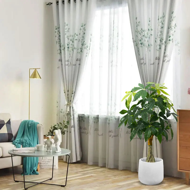 Artificial plants big fake tree monstera decoration green interior exterior - view 4