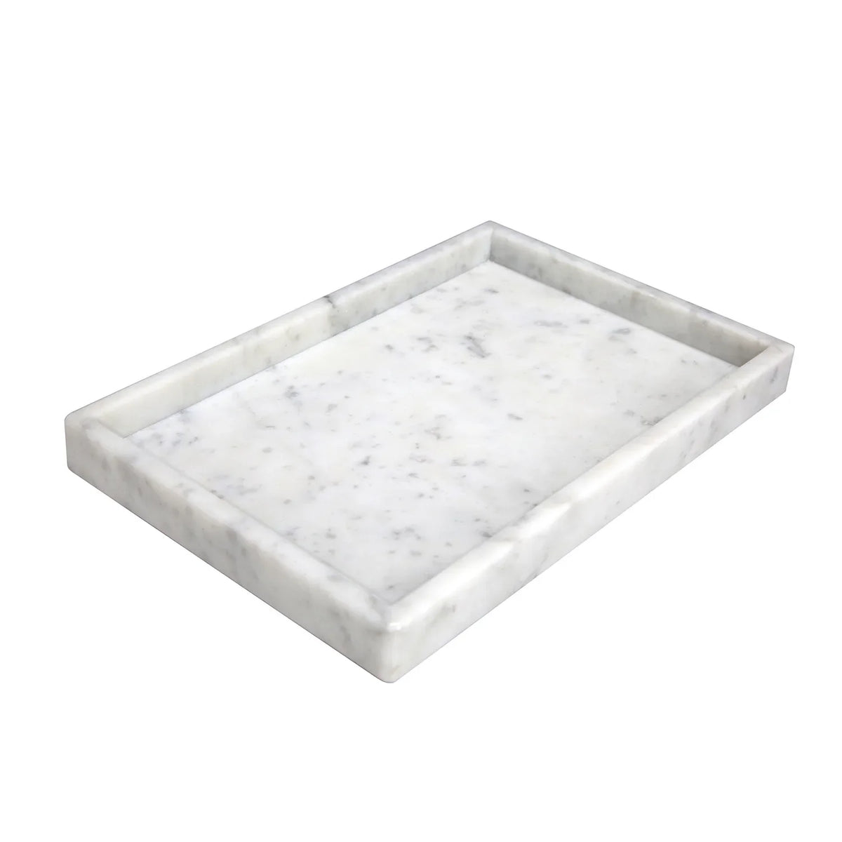 Storage box in travertine and natural marble luxury - Carrara White
