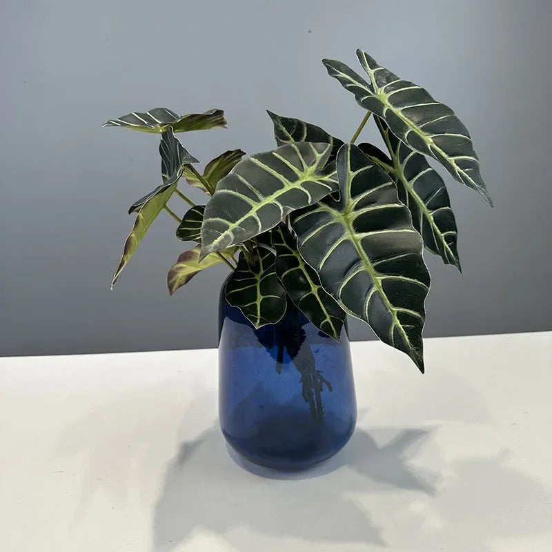 Set of 2 artificial leaves for autumn party decoration - view 4