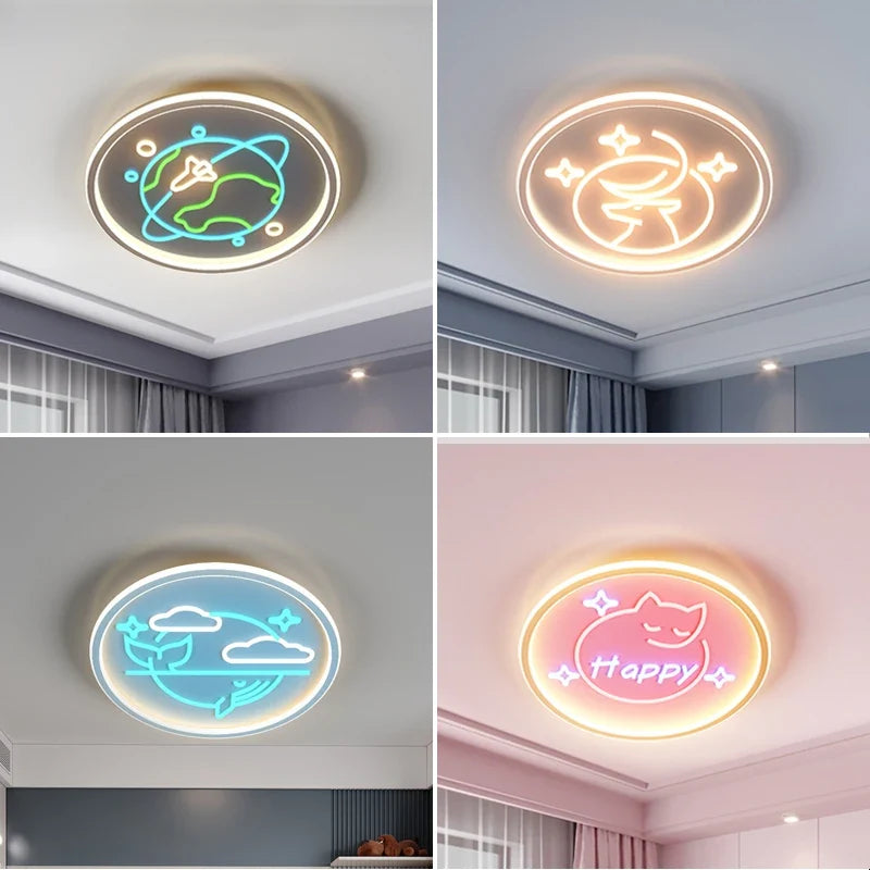 LED round ceiling lamp for modern and elegant interior lighting - view 5