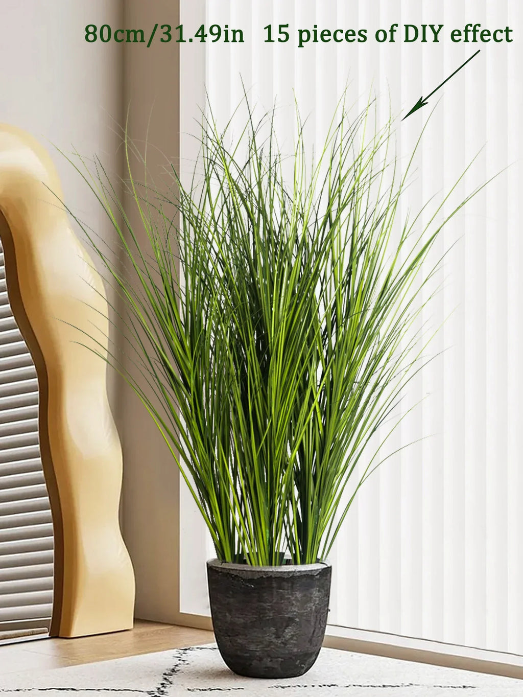 Tropical artificial grass for wedding garden and office - view 3