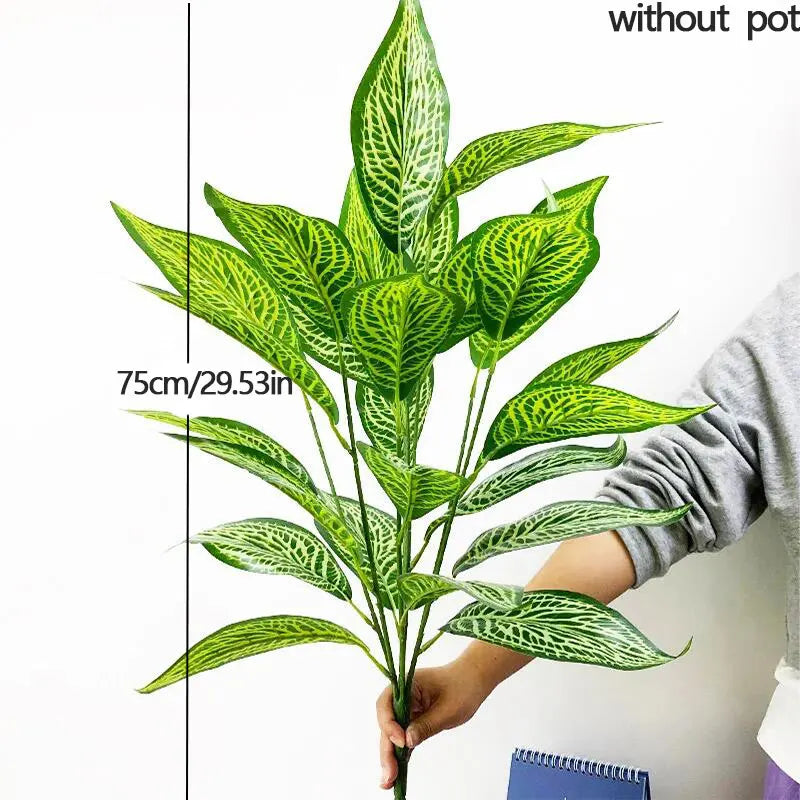 Artificial plant tropical monstera with decorative leaves for indoor garden - view 6