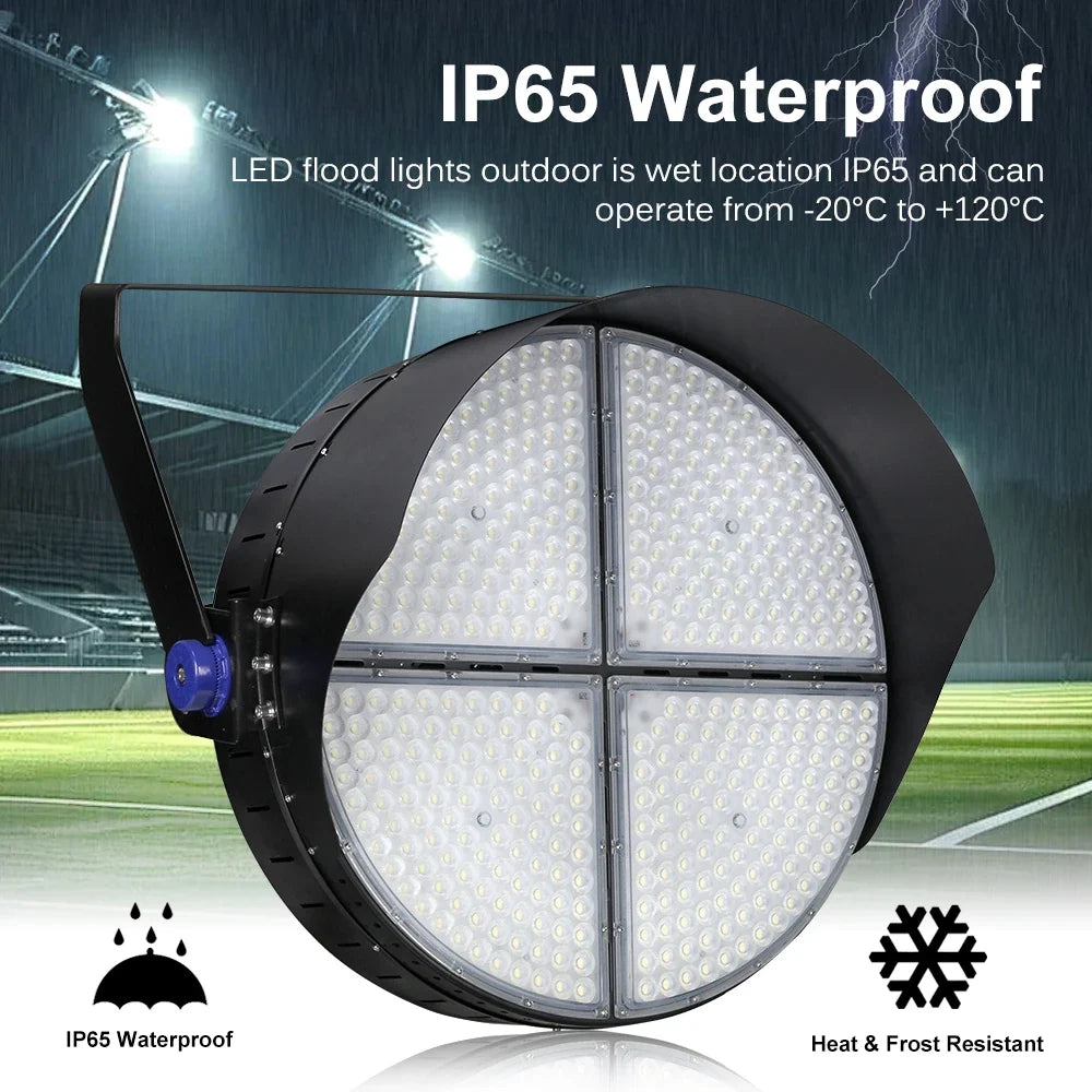 Waterproof led projector for outdoor lighting stadium parking lot - view 5