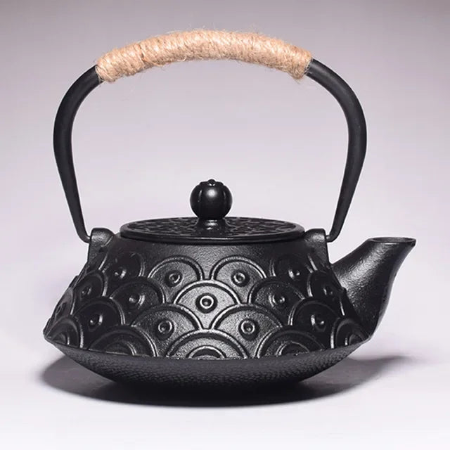 Japanese teapot service enamelled cast iron infuser 800ml - view 2