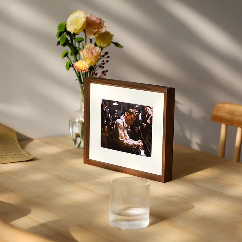 Walnut picture frames for 7 images to assemble - view 2