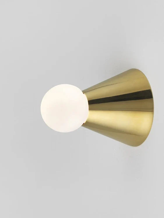 Modern minimalist ceiling designer creative with small wall sconces - Warm White (2700-3500K) / Gold