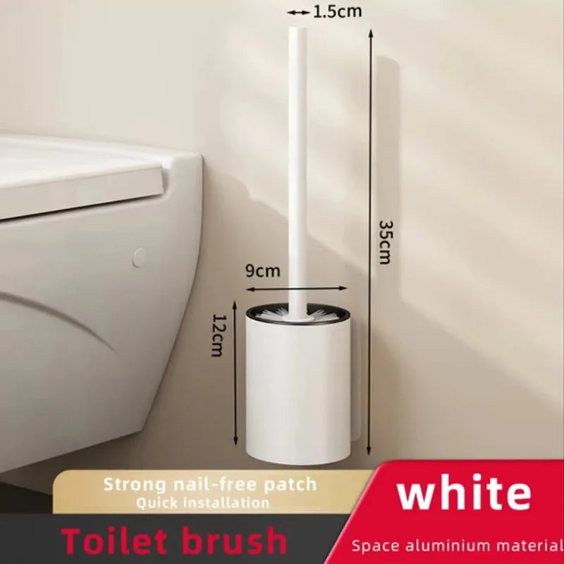Aluminum cleaning brush without wall blind angle - White