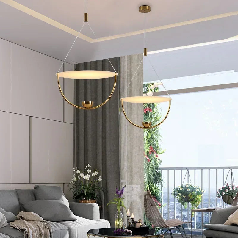 Minimalist Nordic acrylic chandelier for modern decoration - view 3