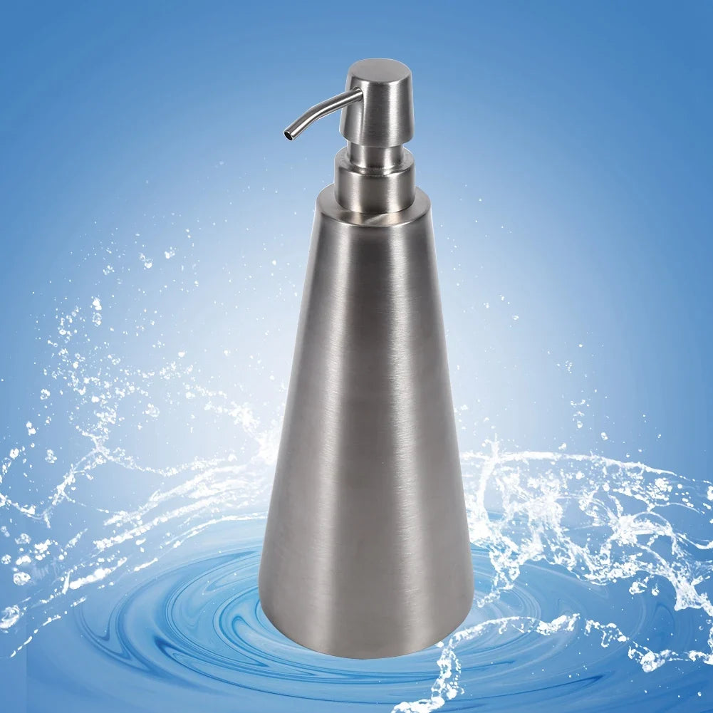 Liquid soap dispenser in stainless steel high capacity - view 2