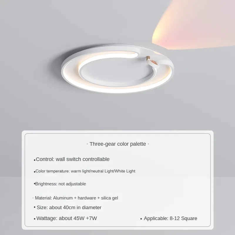 Modern led ceiling for a romantic and warm atmosphere - 50CM