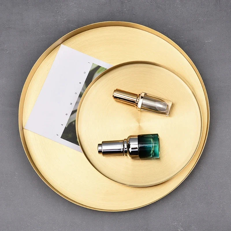 Stainless steel storage tray for jewelry and decorations - view 10