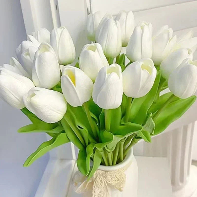 Artificial tulips for wedding decoration and interior