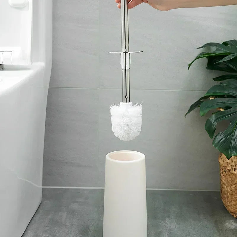 Creative toilet brush with bathroom holder - view 3