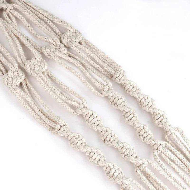Macrame pendant light for plants and interior decoration - view 8