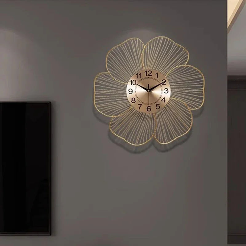 Metal design wall clock for modern and sleek interior - view 5