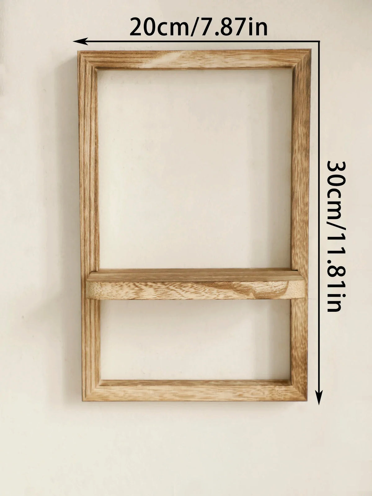 Wooden floating shelf for decorative wall storage - TK101-BS2883