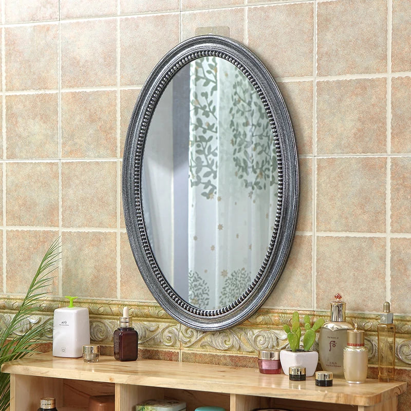 Decorative mirror hanging oval nordic macrame - view 5