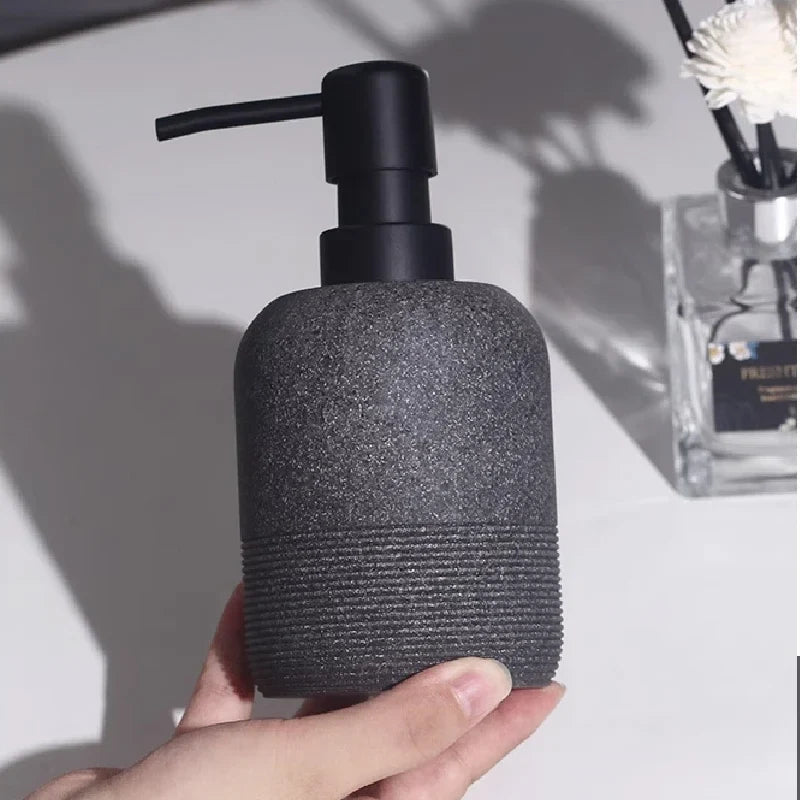 Emulsion bottle in sandstone for luxury bathroom - view 6