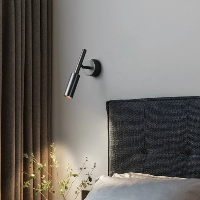Copper industrial bedside lamp creative design for reading - view 4