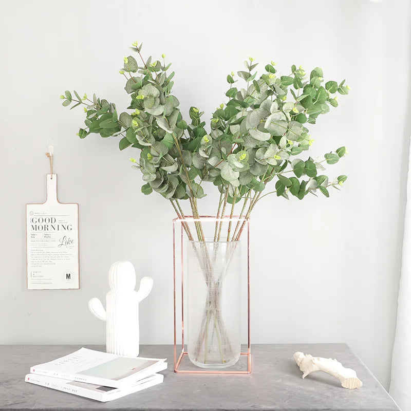 Artificial eucalyptus leaves for interior and exterior decoration