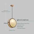 Creative lustre in woven rattan for elegant interior decoration - D 35cm / 3 modifiables