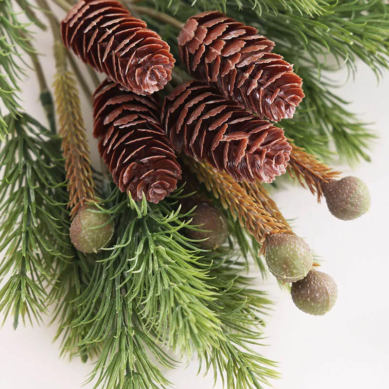 Artificial pine apple branches for Christmas decoration - view 5