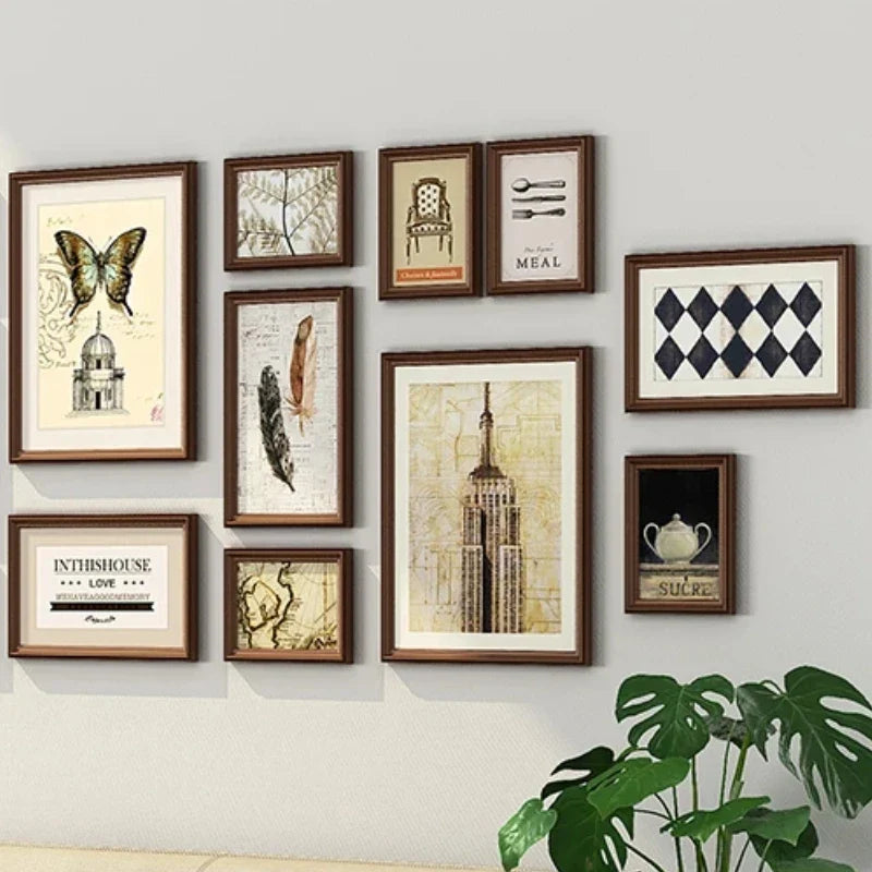 Set of creative photo frames for modern decoration - view 4