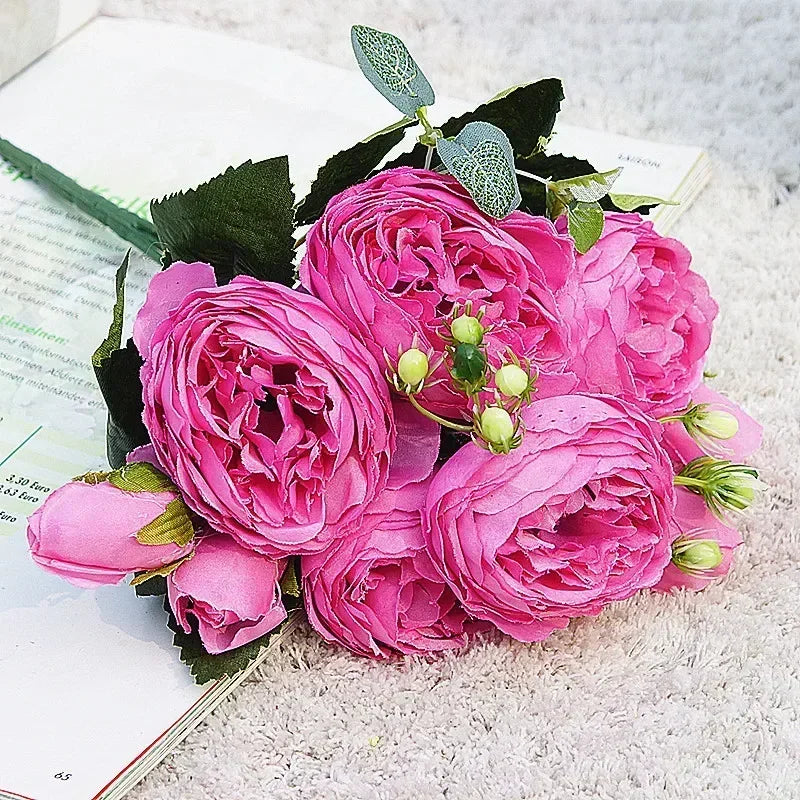 Small bouquet of artificial flowers for spring and festive decorations - 2