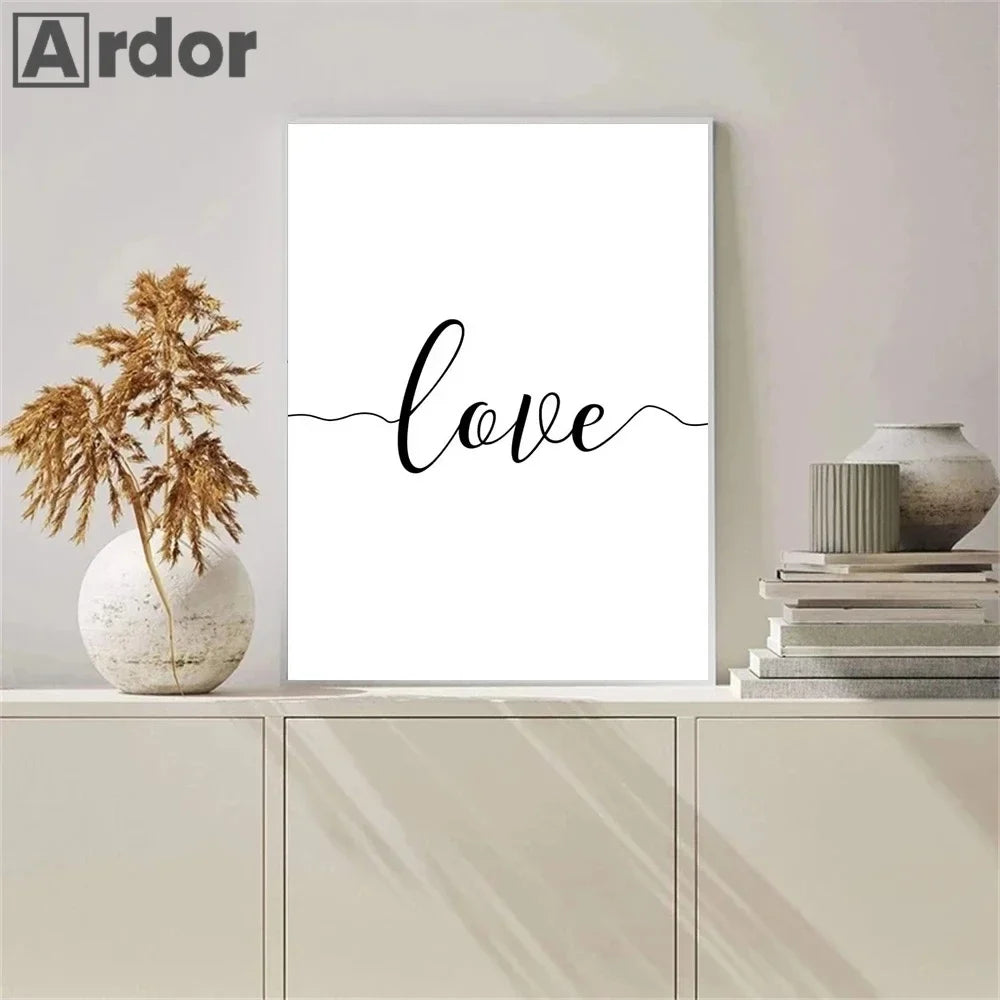 Nordic motivation citations wall art decorative typography - view 5
