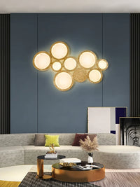 Versatile Copper Wall Sconce with Decorative Mirror