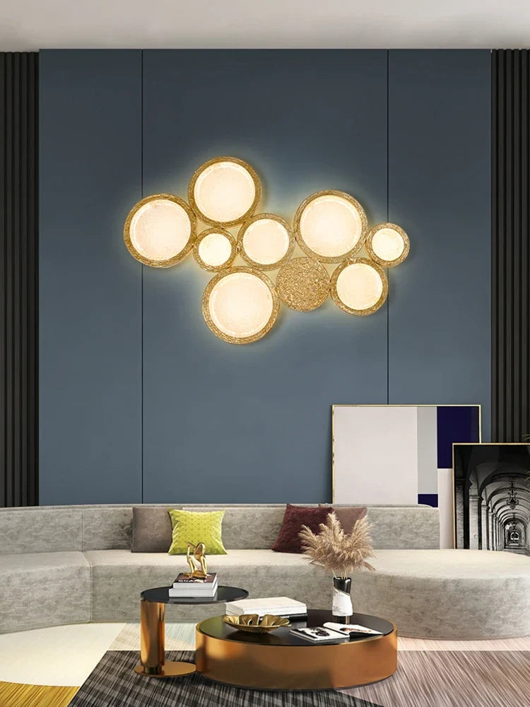 Refined Copper Wall Sconce with Decorative Mirror