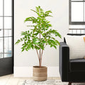 Large artificial plants fake ficus decorative tree for indoor and outdoor