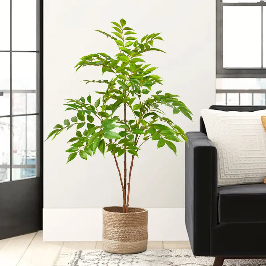 Large artificial plants fake ficus decorative tree for indoor and outdoor