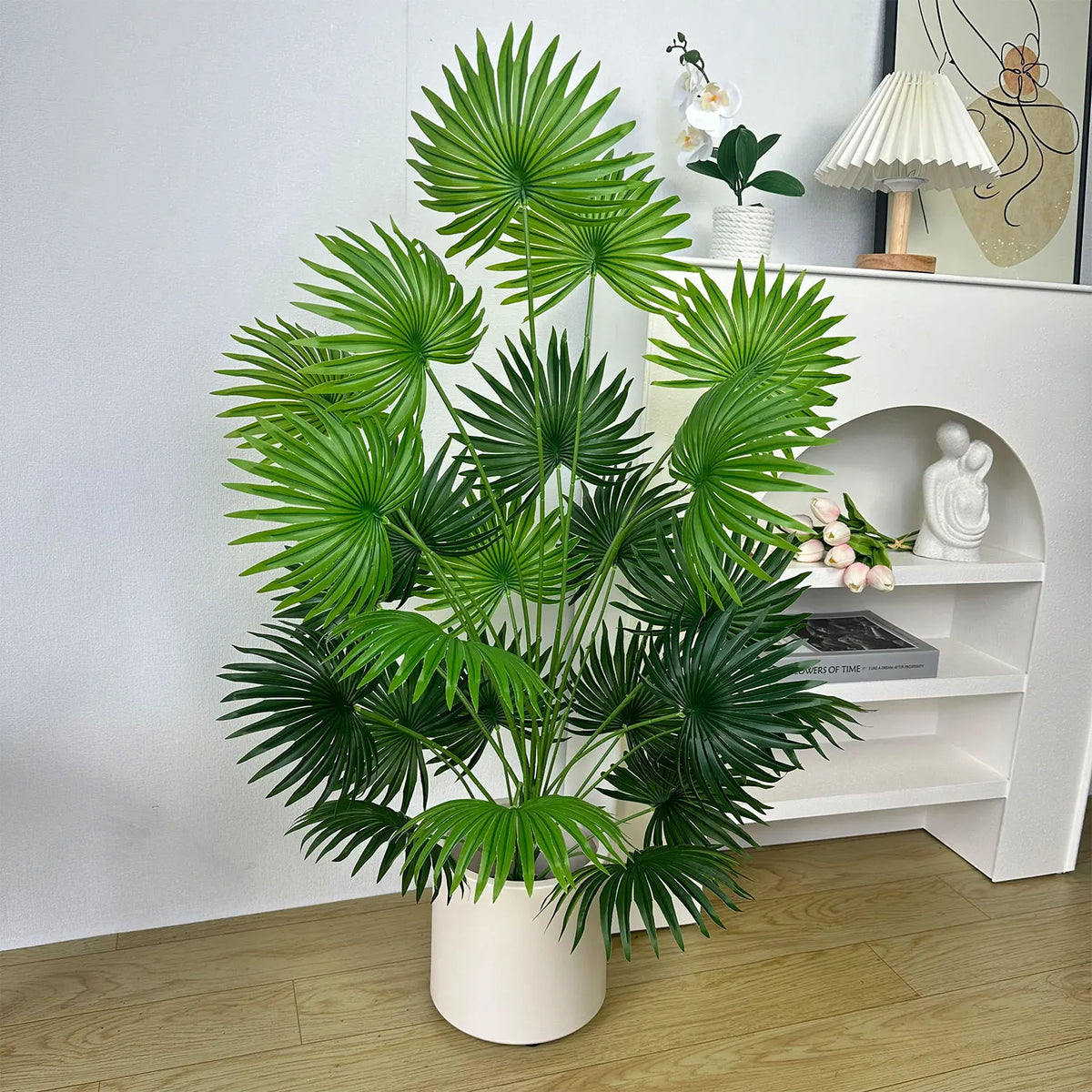 Artificial palm branch large decorative plant for indoors